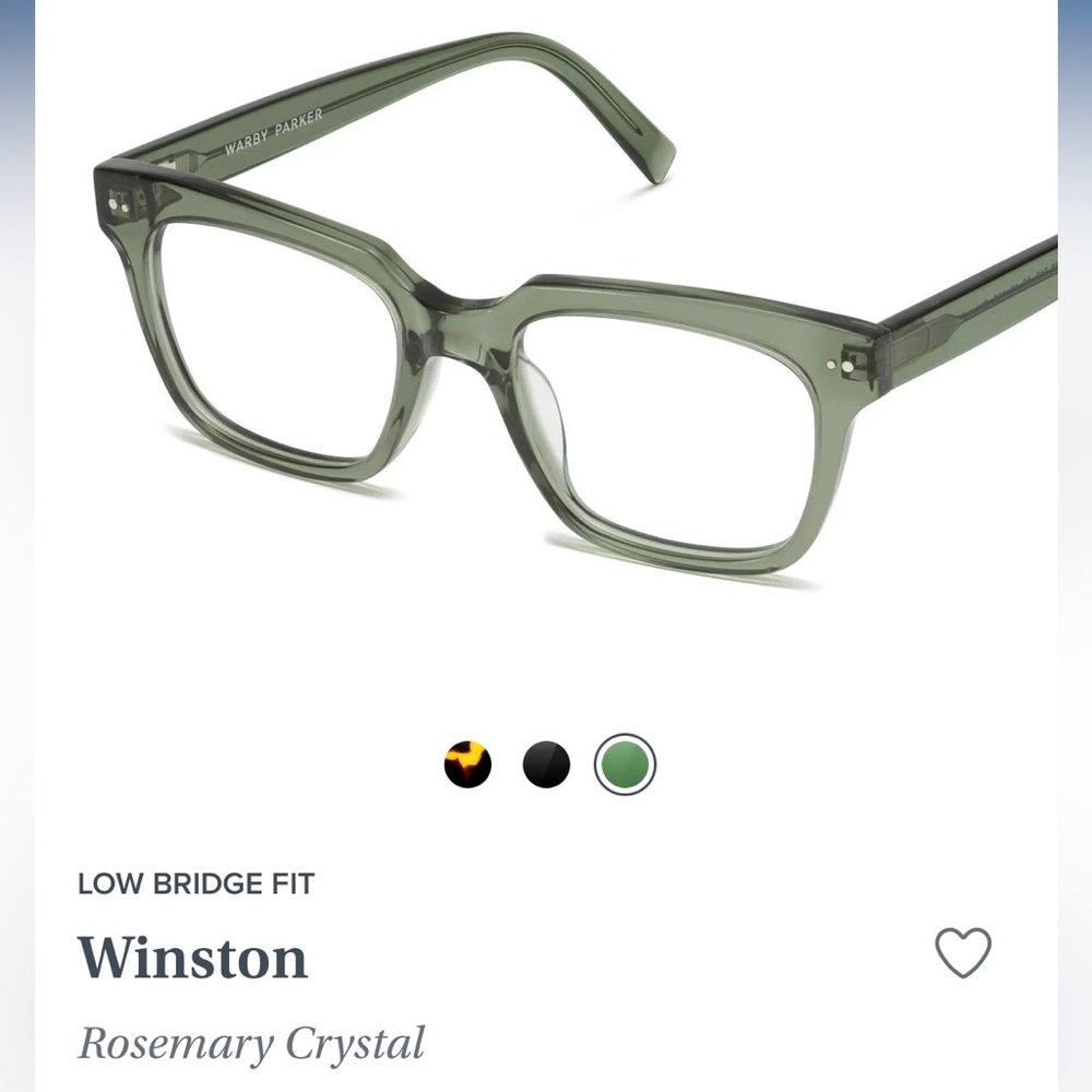 Warby Parker Winston frames